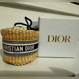 Christian Dior small straw bag - Brand new